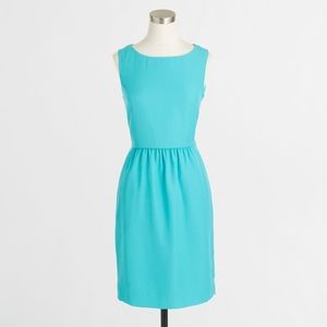J.Crew Dress in Caribbean Blue with POCKETS